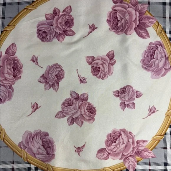 ❤️Burberry Floral Plaid Women's Scarf - Picture 7 of 11